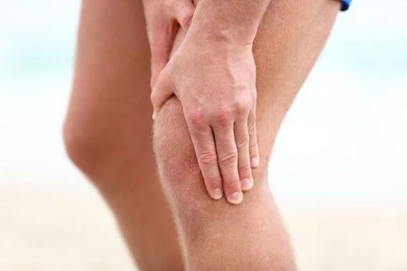 Knee pain with arthrosis