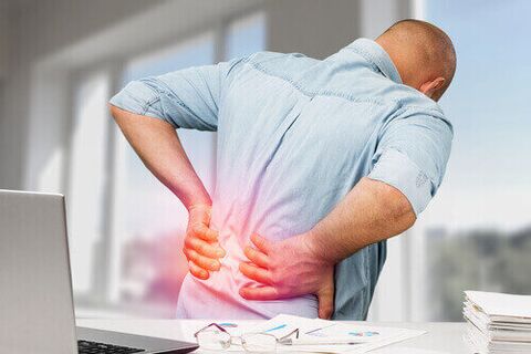 Acute back pain due to strain or injury